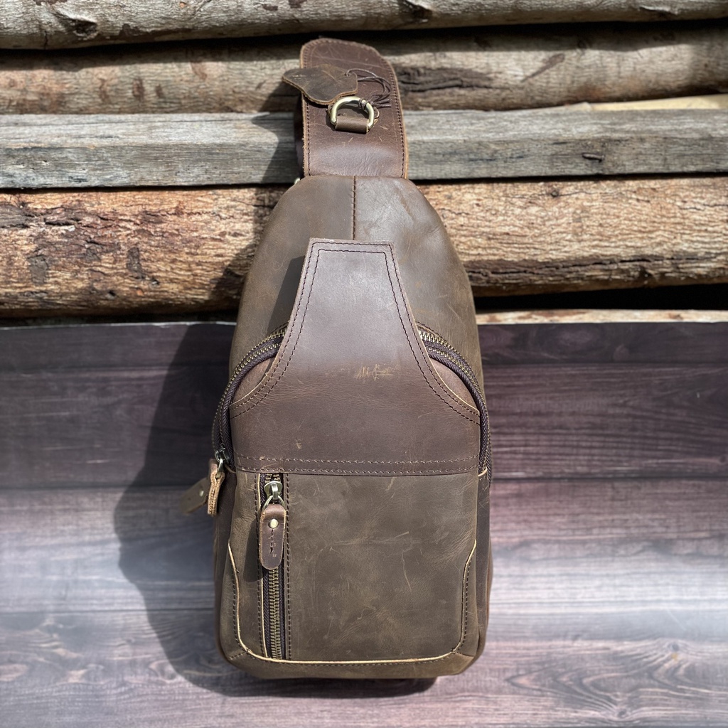 TÚI ĐEO CHÉO DA BÒ SÁP CAO CẤP DB115