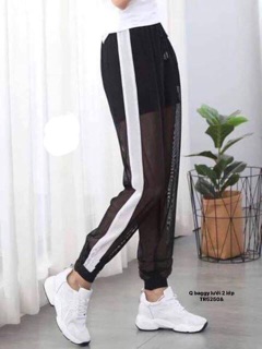 Quần baggy lưới sọc hông (TR)