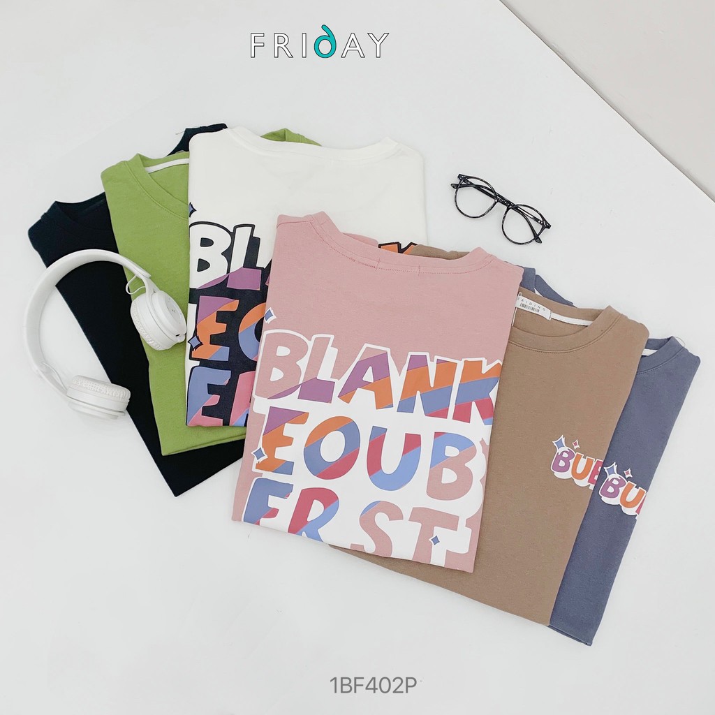 Áo phông chữ blank eouber Friday | BigBuy360 - bigbuy360.vn