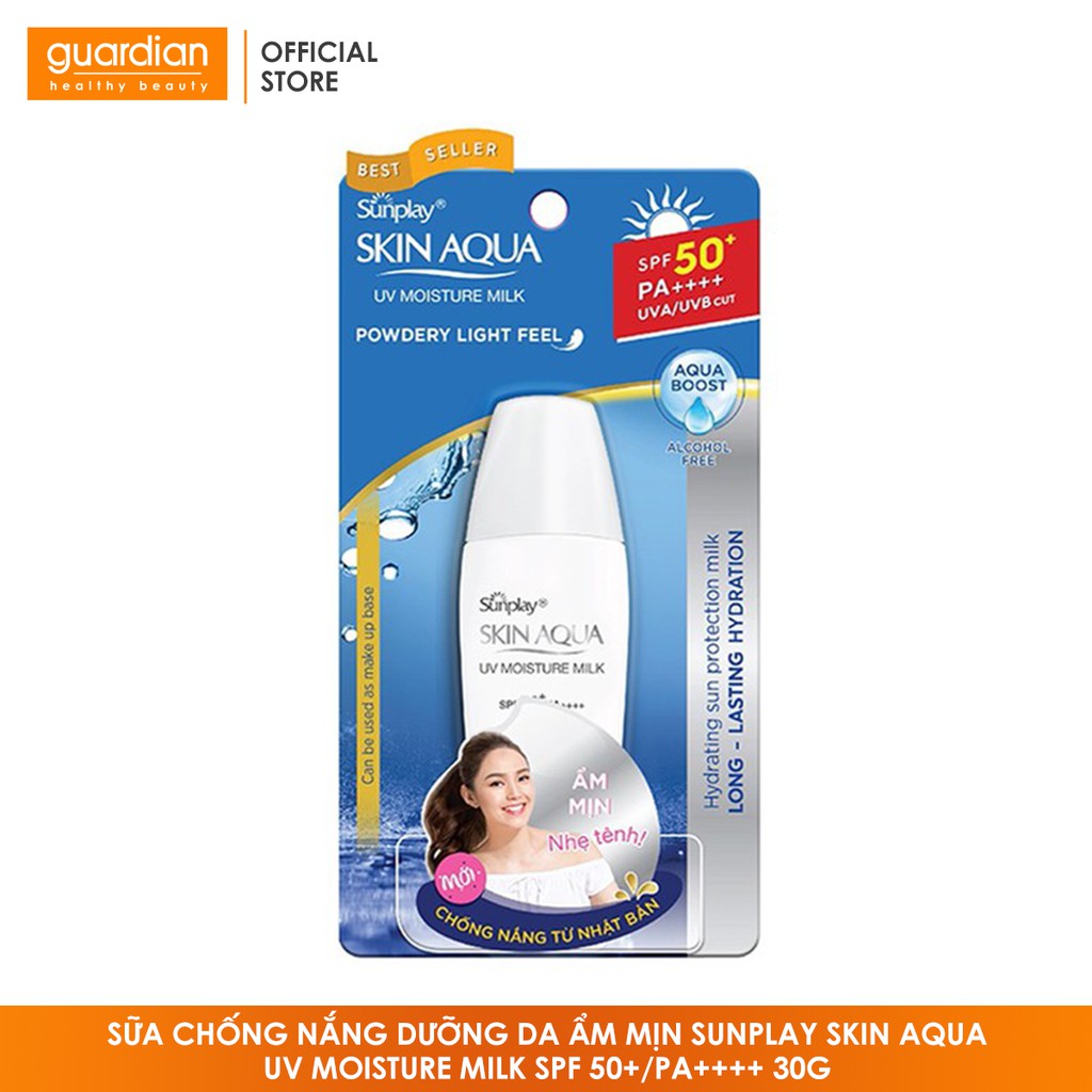 Sữa Chống Nắng Dưỡng Da Ẩm Mịn Sunplay Skin Aqua Uv Moisture Milk Spf 50+/pa++++ 30g