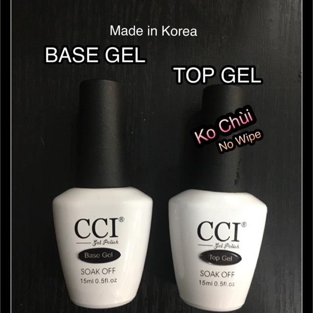 Base Gel CCI / Top gel Cci / Top lì CCI