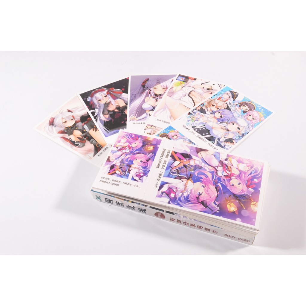 Hộp Postcard, Bưu thiếp Anime - Azur Lane 19x9.5cm [AAM] [PGN22]