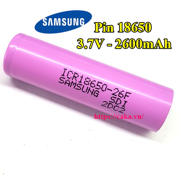 LKDT Cell Pin 18650 2600mAh Samsung