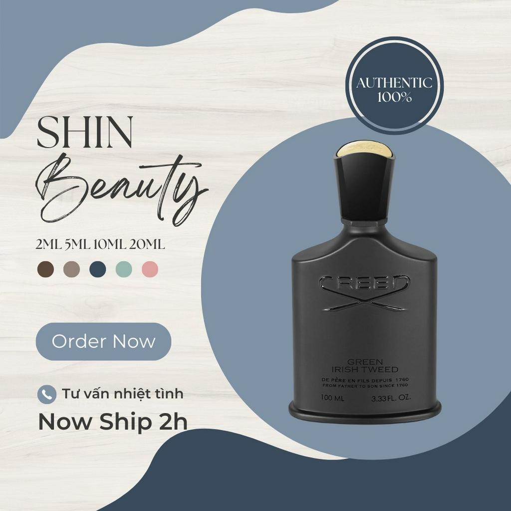 Nước hoa nam Creed Green Irish Tweed hương thơm cổ điển, thể thao đầy sang trọng