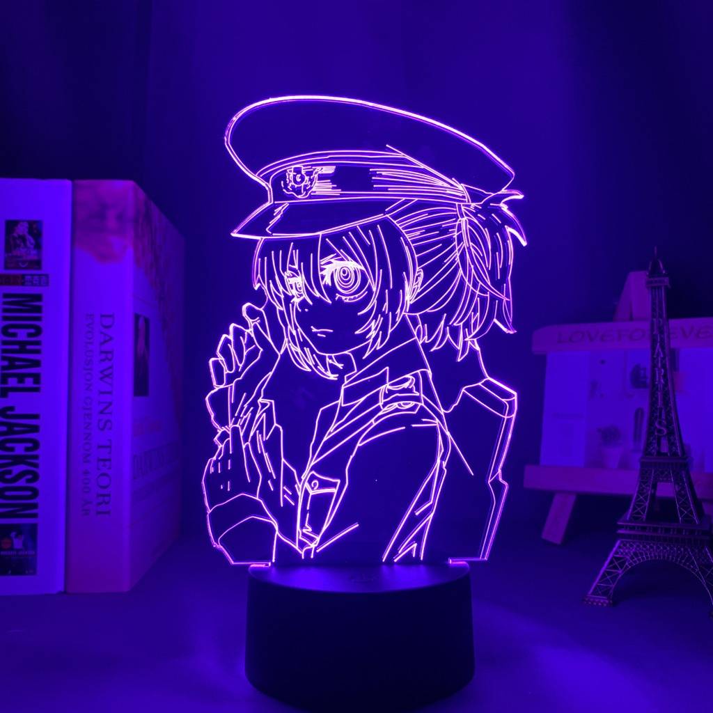 Đèn Ngủ LED Sạc USB Điều Khiển Từ Xa Hình Anime Jason Saga of Tanya