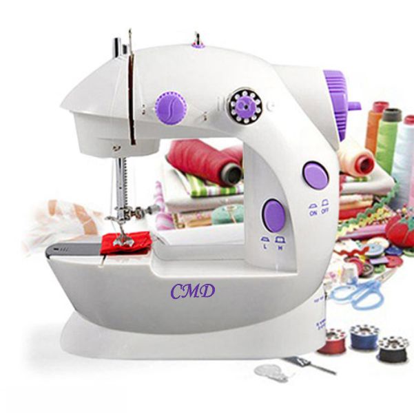 Máy May Mini Để Bàn Gia Đình - Máy Khâu Cầm Tay Mini Gia Đình Siêu Tiện Lợi