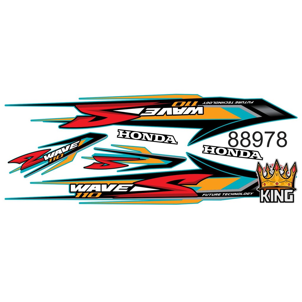 Tem Rời Wave S 110cc Đủ Màu VIP1 - Ảnh Thật