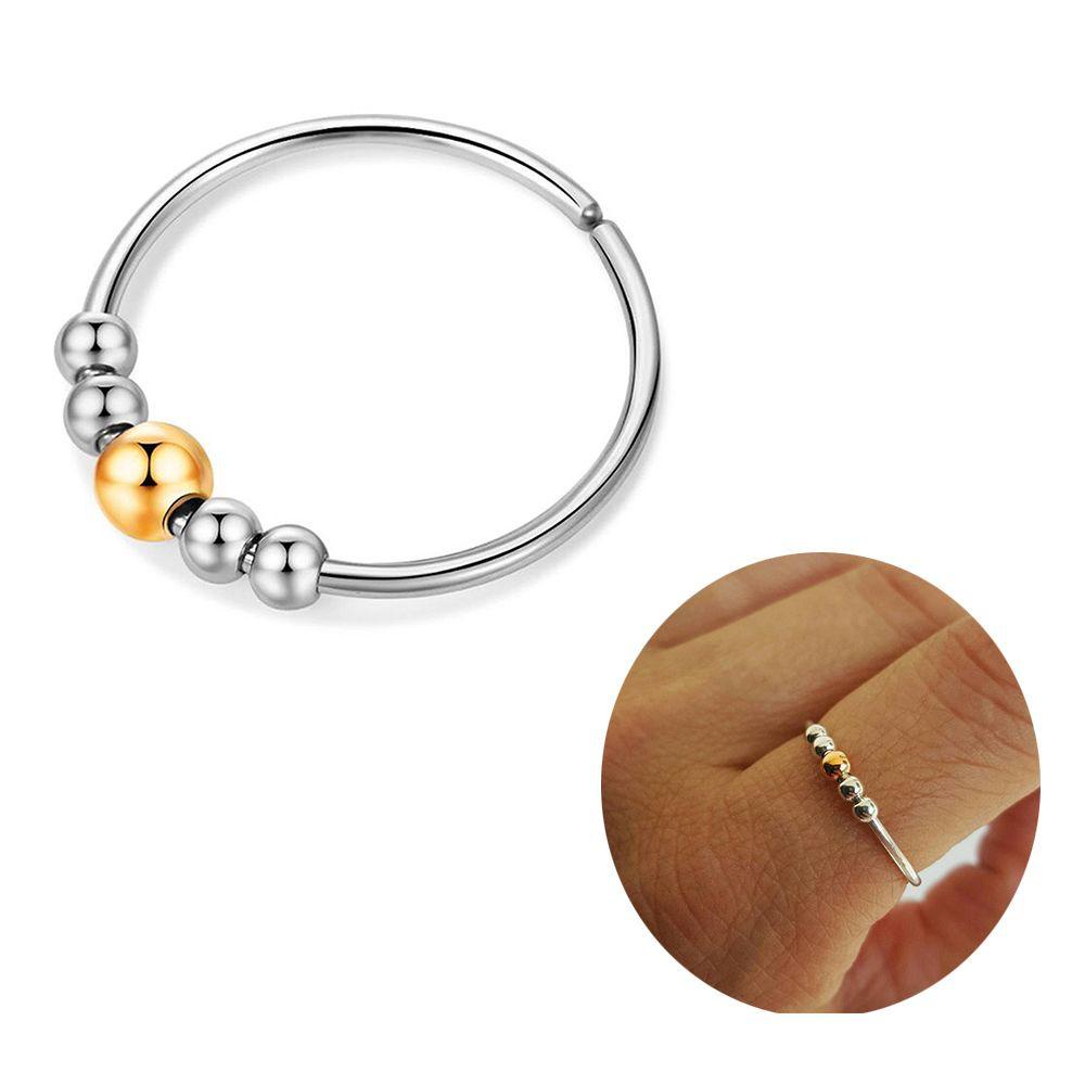 SUMU Nhẫn Xỏ Hạt Thời Trang Chống Căng Thẳng Có Thể Điều Chỉnh