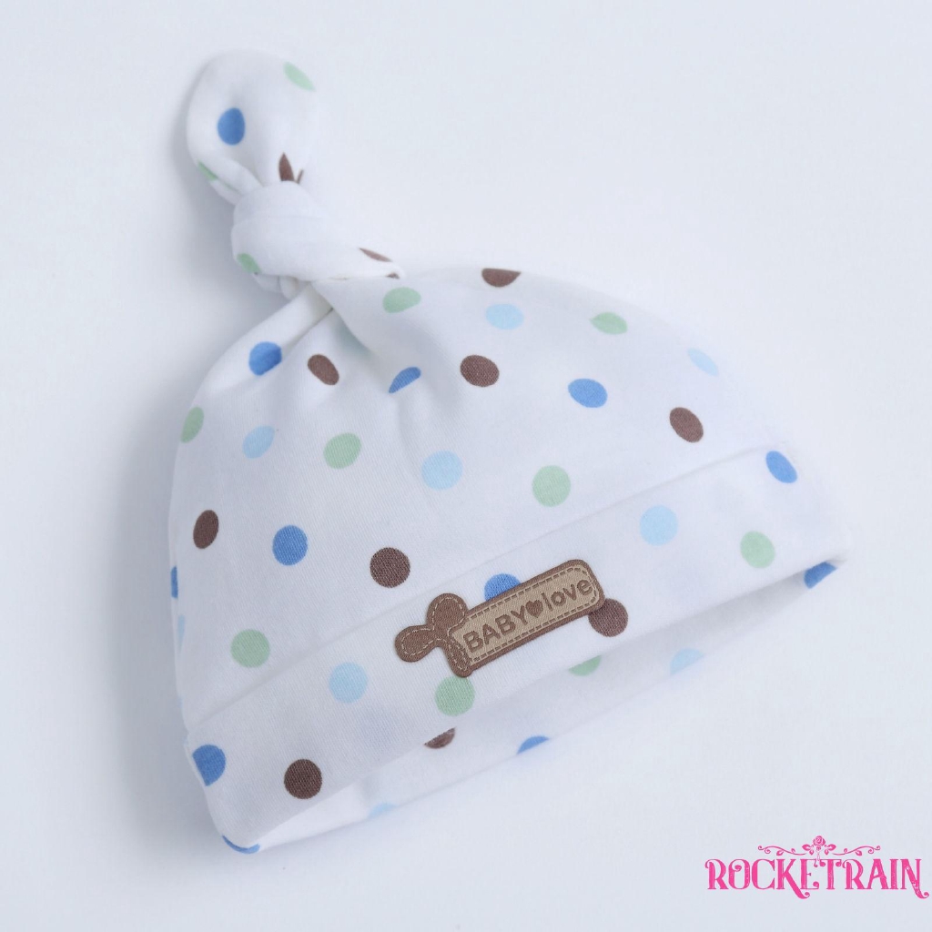 Mũ trùm đầu cotton mềm mại cho trẻ sơ sinh