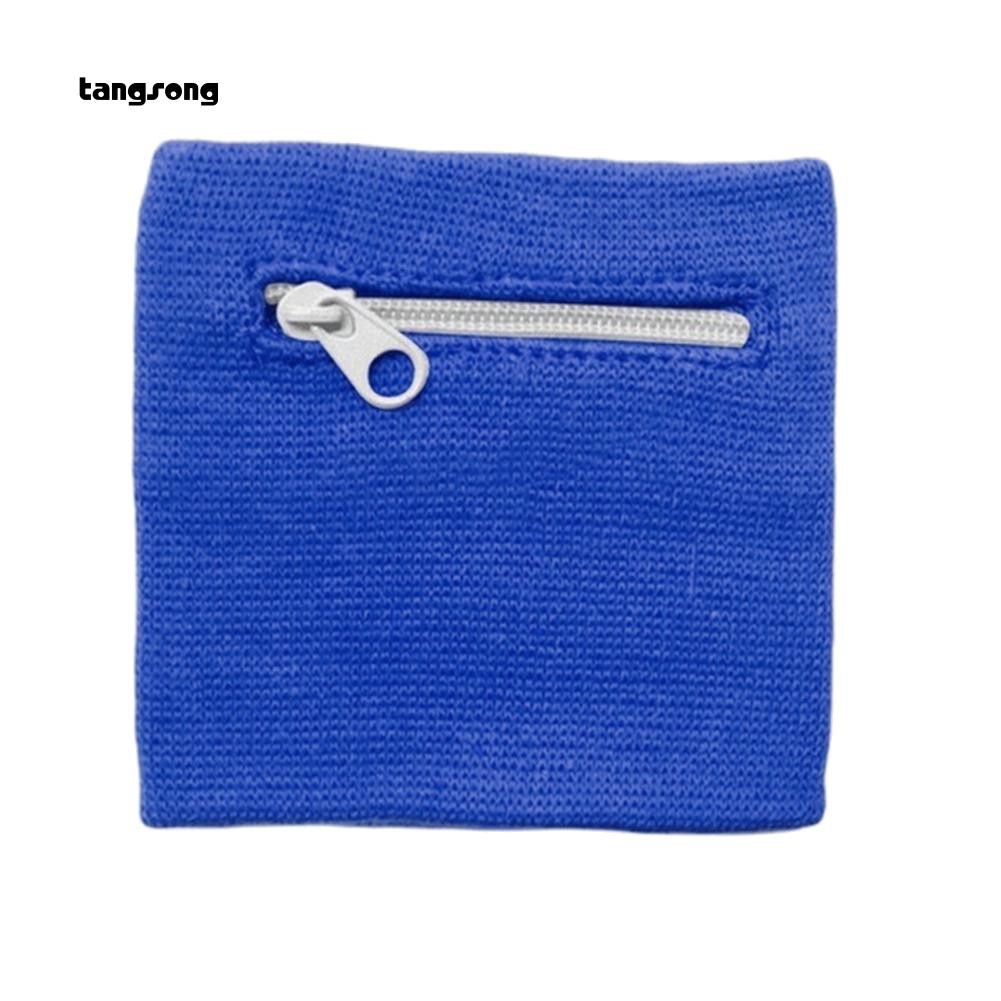 Túi Đựng Tiền Xu Đeo Cổ Tay Mini Có Khóa Kéo Phong Cách Thể Thao