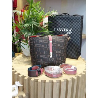 Túi Xách Nữ Công Sở Lanvera ❤️ PHIÊN BẢN 3 LOẠI DÂY ĐEO ❤️ Túi Xách Cao Cấp MR202