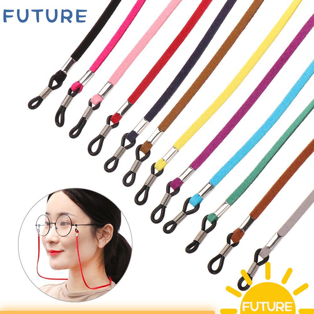 Dây Đeo Mắt Kính Bằng Da Độ Co Giãn Cao Nhiều Màu Sắc Thời Trang Cho Nam Và Nữ