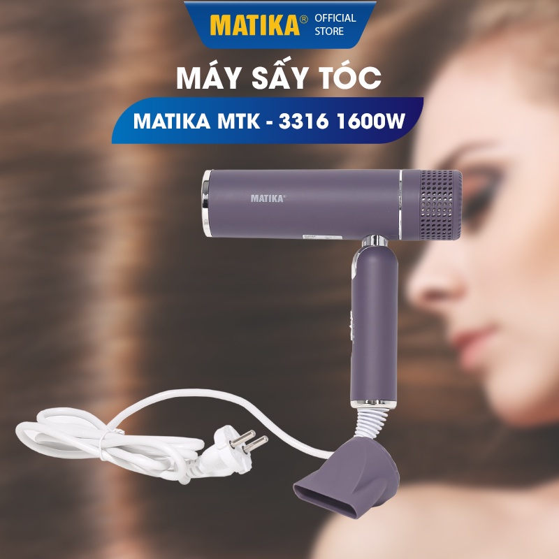 Máy Sấy Tóc MATIKA Công Suất 1600W MTK-3316