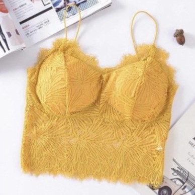Áo bra ren cao cấp croptop dây mảnh siêu xinh. có mút nâng ngực, tháo rời được, mút dày 2cm.
