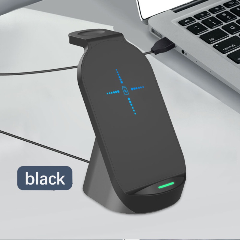 Đế Sạc Không Dây IOR 3 Trong 1 Cho Điện Thoại 12 Tai Nghe Bluetooth, Đồng Hồ Thông Minh