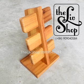 Kệ trưng bày đồng hồ gỗ