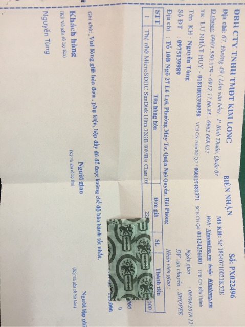 Thẻ nhớ Micro SD Sandisk 32g class 10 bảo hành 5 năm chính hãng | BigBuy360 - bigbuy360.vn