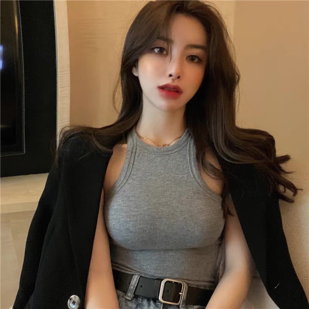 Áo croptop ba lỗ 3 màu dáng croptop nữ - Phông trơn body dáng ôm co dãn cá tính ulzzang