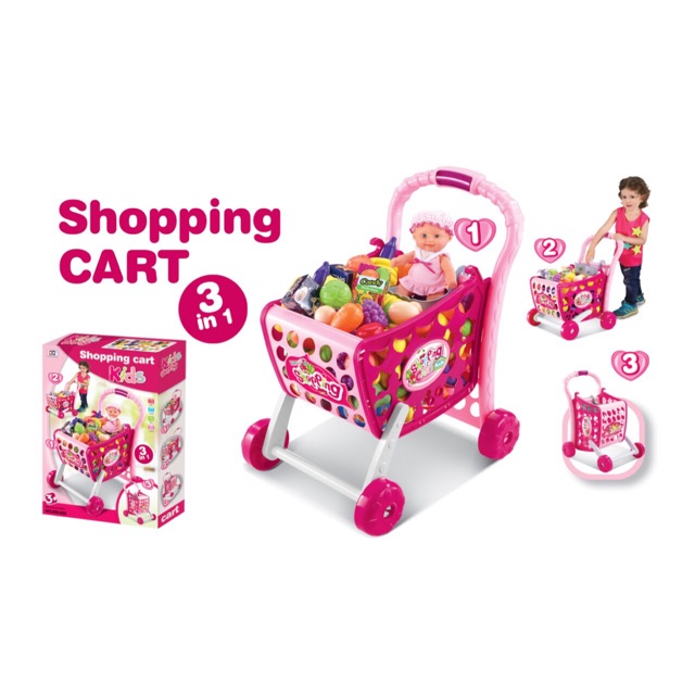 Xe Đẩy Siêu Thị 3 Tư Thế Đa Năng có nhạc