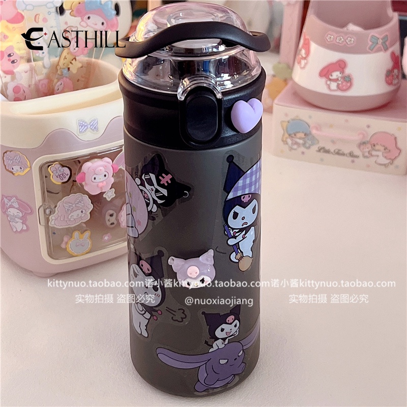 SANRIO Bình Đựng Nước Giữ Nhiệt Bằng Thép Không Gỉ Họa Tiết Cinnamoroll Cinnamoroll Mymelody 550ml Nhỏ Gọn Cho Bé