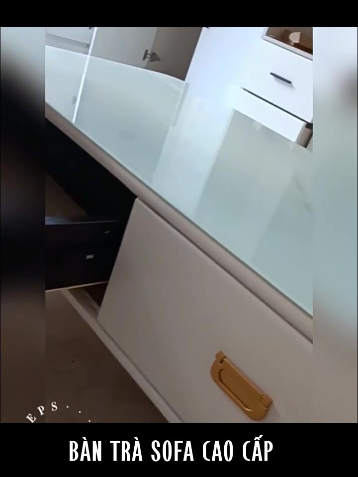 Bàn Trà Sofa Mặt Kính Cường Lực Vân Đá Sang Trọng, Hiện Đại Cho Phòng Khách, Bàn Cà Phê, Bàn Cafe – Decoria Shop | BigBuy360 - bigbuy360.vn
