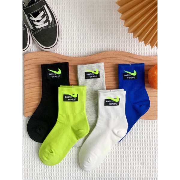 Tất len thể thao  cao cổ Cho Bé Trai Mã 02 NIKE các mầu  - Vớ Trẻ Em Hàng Chuẩn Đẹp Quảng Châu cho bé 4-10 tuổi