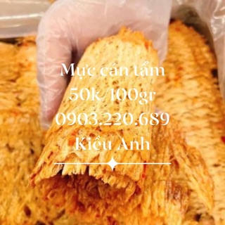 Mực cán tẩm gia vị