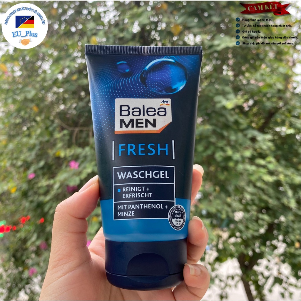[HÀNG ĐỨC] Sữa rửa mặt cho Nam Balea men Đức dạng gel 150ml