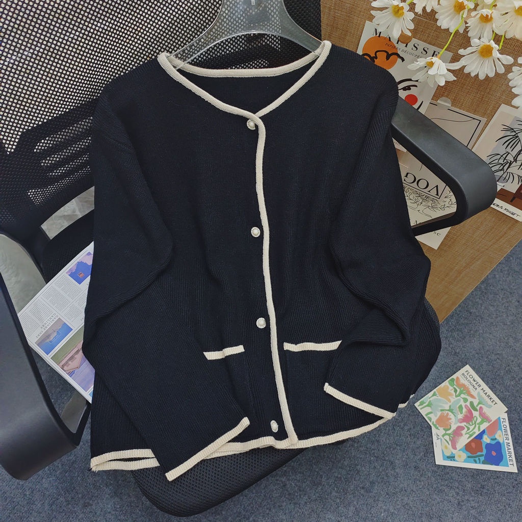 Áo Khoác Len Dài Tay Thiết Kế Mới Thời Trang Dành Cho Mùa Thu Đông