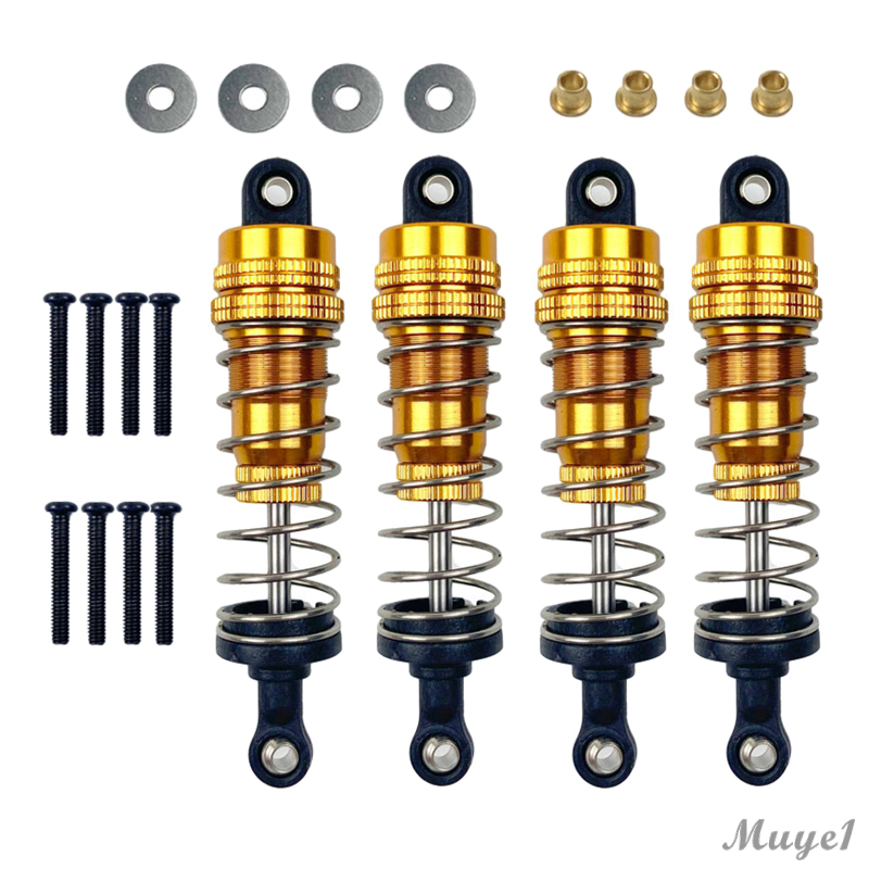 4pcs Aluminum Shock Absorber, 1:12 Scale RC Car Model Upgrade Parts Fit for MN G500 and  Toys for Children