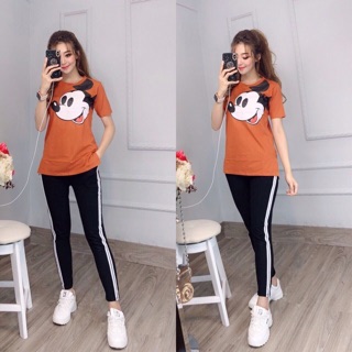 Quần legging 2 sọc(KÈM ẢNH THÂT)