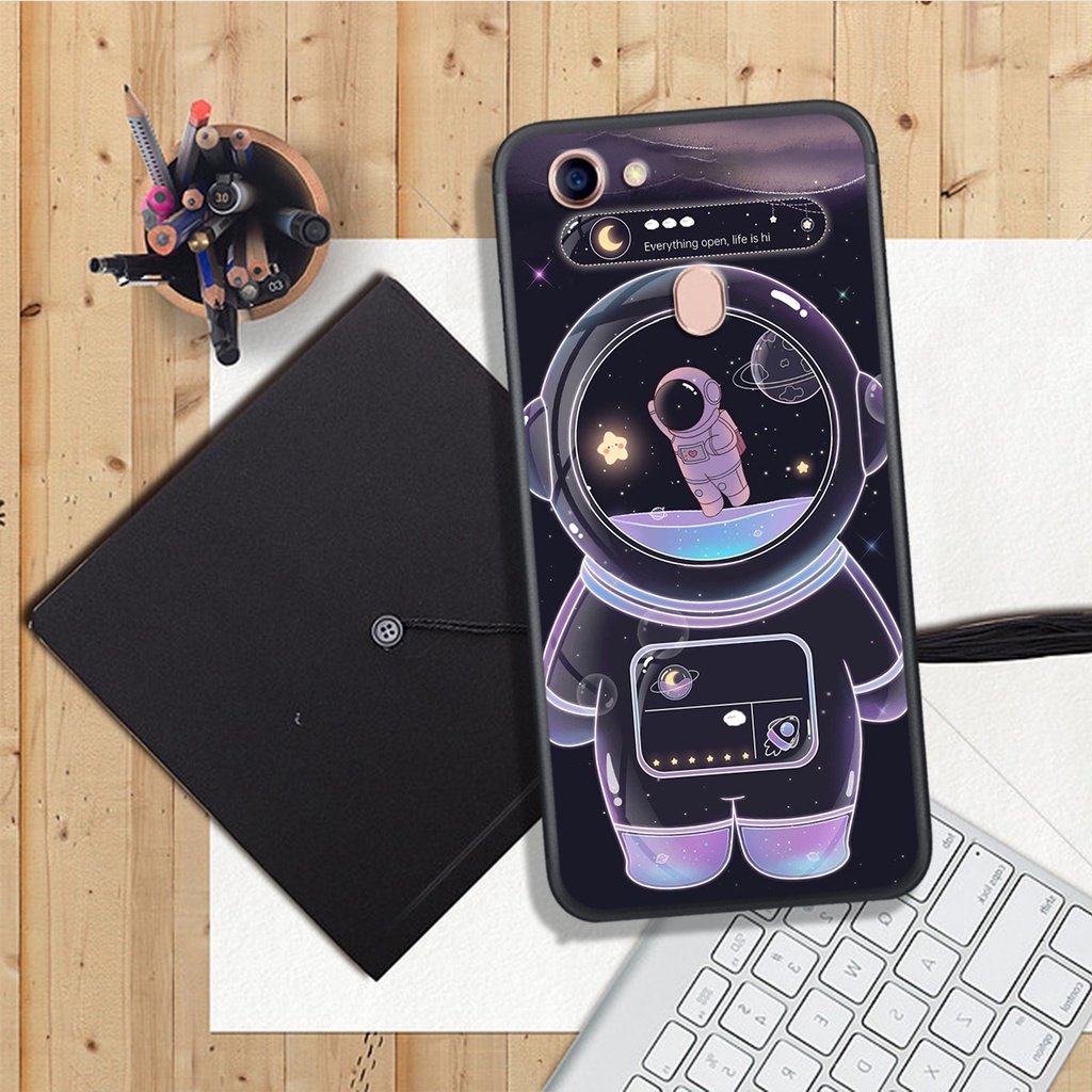 [ HOT BỎNG TAY] ỐP LƯNG OPPO F5/F7 , IN HINH CHIBI PHI HÀNH GIA ĐÁNG YÊU, SIÊU CUTE.