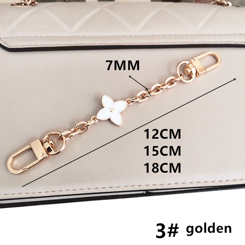 Phụ Kiện Dây Xích Mở Rộng Túi Xách Đeo Chéo Vai Họa Tiết Cỏ Bốn Lá Dây Xích Bốn Lá Mở Rộng Đa Năng Cao Cấp Dễ Phối Đồ Túi Xích
