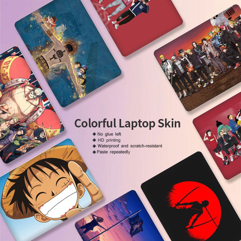 Miếng Dán Hình One Piece Chống Nước Chống Mòn Trang Trí Laptop