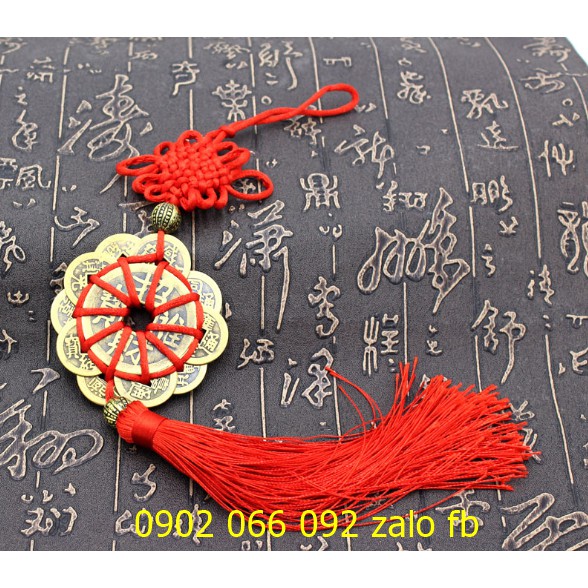 Dây treo phong thủy hoa mai kim tiền