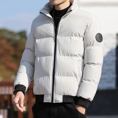 Áo khoác phao cotton dáng rộng thời trang mùa đông cho nam