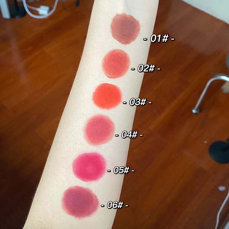 Son Môi Dạng Lỏng Màu Nude Sắc Tố Cao Chống Nước Lâu Trôi Trọng Lượng Nhẹ Hiệu HERORANGE Bear NO.HR305