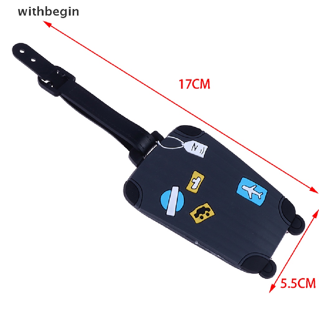 Thẻ Treo Hành Lý Bằng Silicon Tiện Dụng Khi Đi Du Lịch