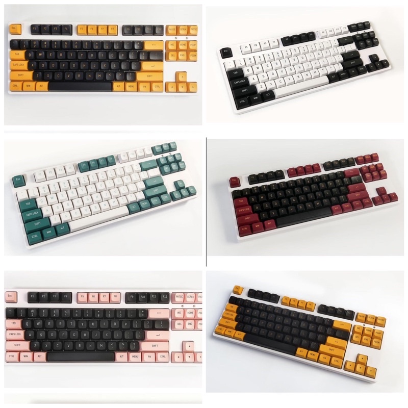 Keycap Cho Bàn Phím Cơ Chất Liệu PBT Profile CHERRY XDA OEM SA In Dyesub_Gearbros
