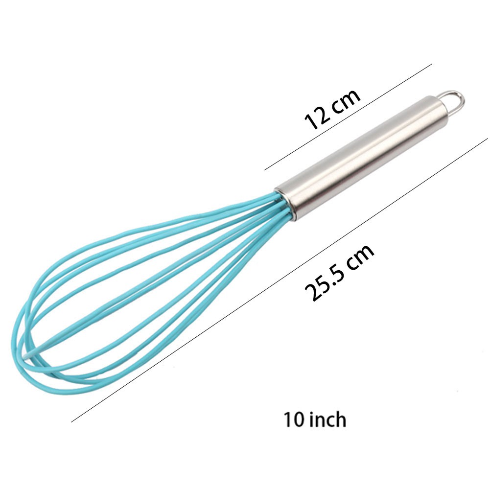 Cây đánh trứng bằng thép không gỉ 9 / 10 / 12 inch