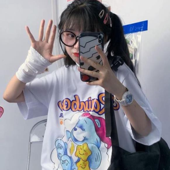 ÁO THUN, ÁO PHÔNG TAY LỠ UNISEX FORM RỘNG OVERSIZE NELLY ANIME M711 KL SHOP TASHOP ❣  ཾ