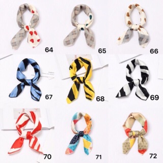 Khăn Lụa Vuông 50x50 cm - Khăn Quàng Cổ Vuông Clover