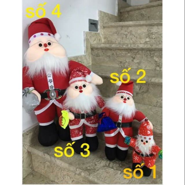 [ SIÊU SALE 12/12]Ông già noel nhiều size- hàng xịn mịn giá rẻ