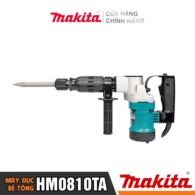 [Chính Hãng] Máy Đục Phá Bê Tông Makita HM0810TA (17MM-900W) Bảo Hành Tại Các TTBH Toàn Quốc