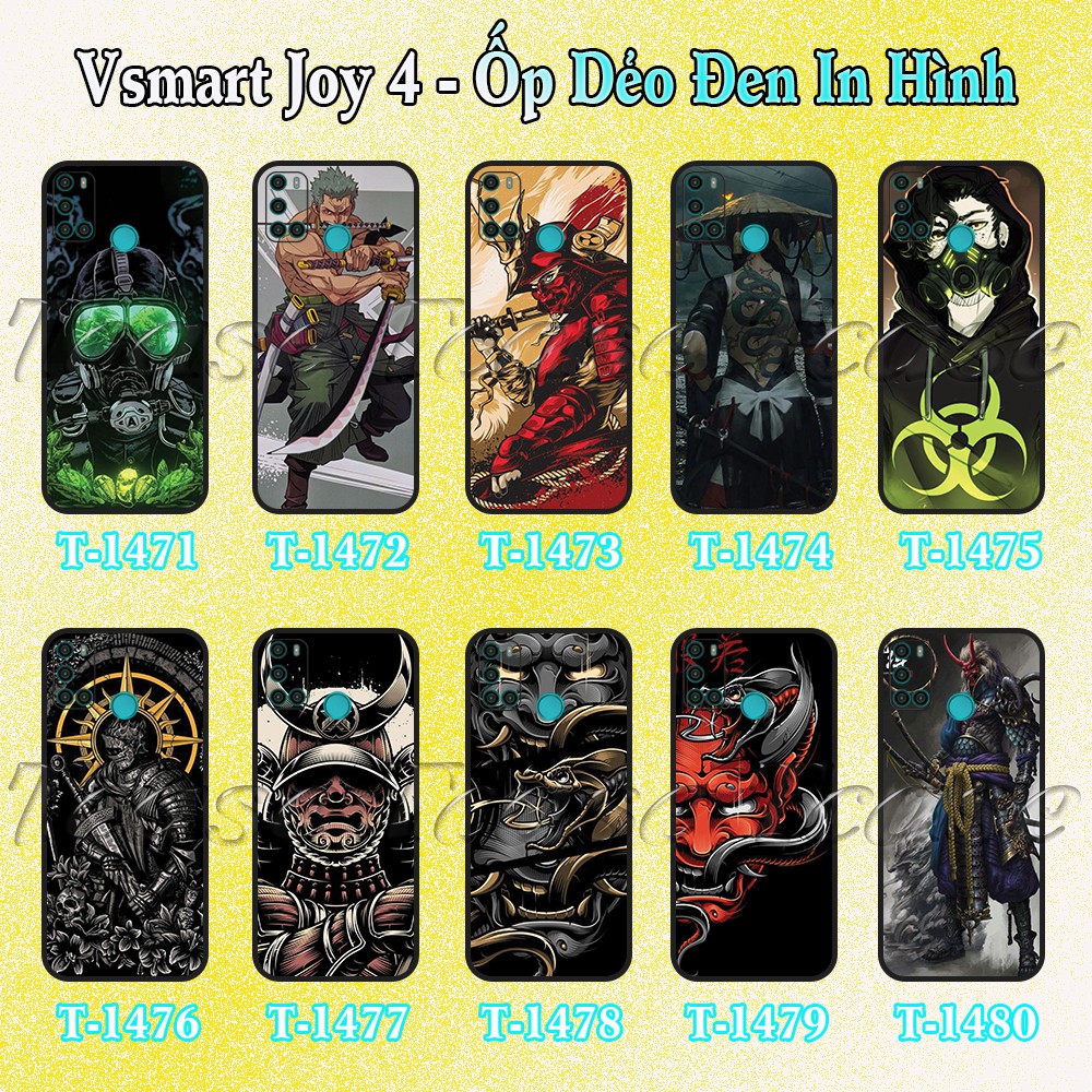 Ốp lưng Vsmart Joy 4 in hình Samurai X Siêu Chất