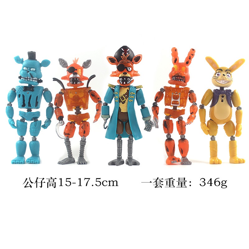 5 mô hình nhân vật Five Nights at Freddy có đèn trang trí nhà ở
