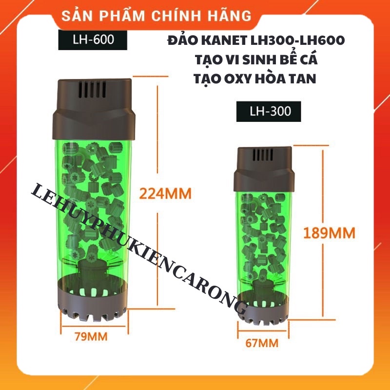 Lò Đảo Kaldnes LH300 LH600 - Tặng Sẵn kanet - Tạo Vi Sinh Cho Bể Cá