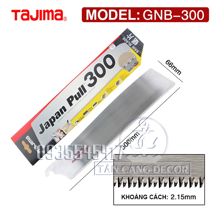 Lưỡi cưa thay thế Tajima GNC 300