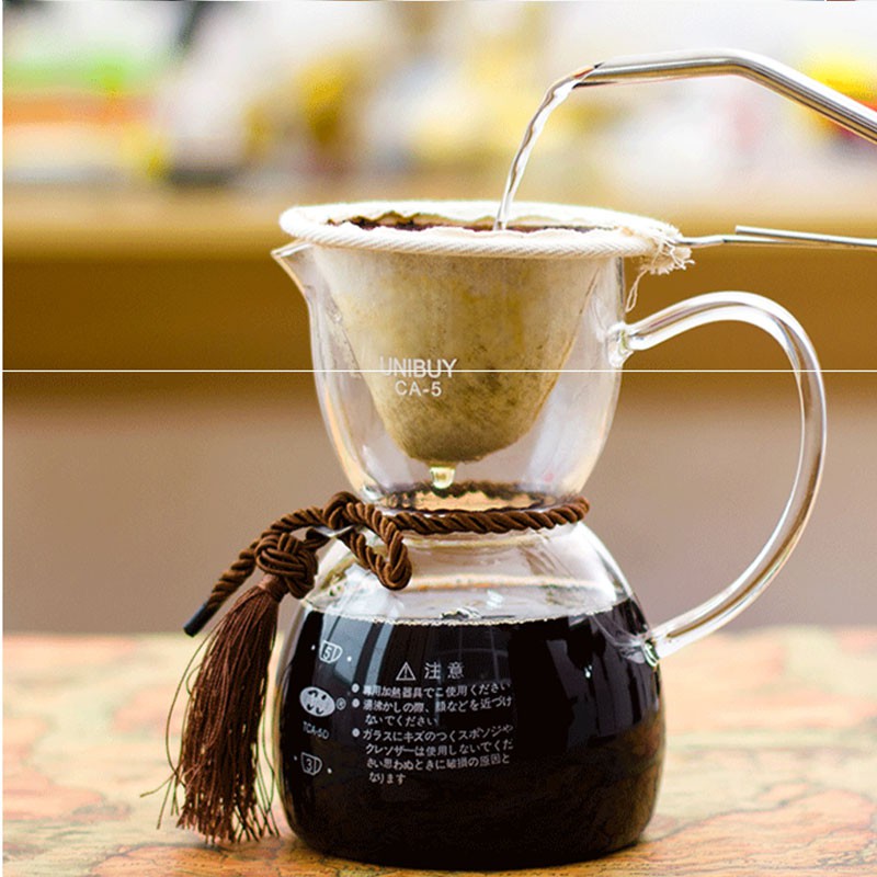Bình pha cafe vợt kiêm Drip coffee tiện dụng 400ml