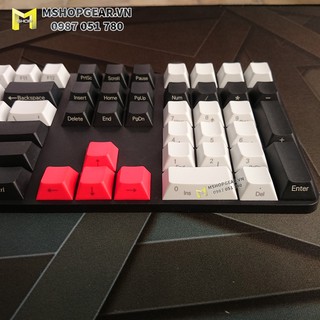 Keycap Retro Trắng - Đen ninja thick pbt cherry profile 108 keys